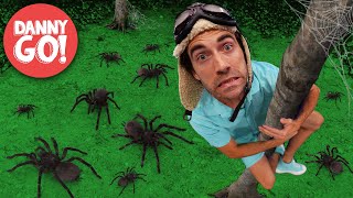 quotSpooky Spiders Everywherequot 🕷🎃 Halloween Adventure  Floor is Lava Game  Danny Go Songs for Kids [upl. by Bicknell]