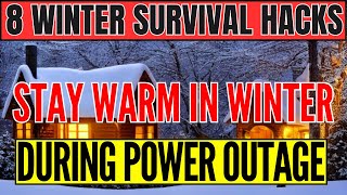 Stay Warm with These 8 Essential Survival Hacks in WINTER During POWER OUTAGE [upl. by Attirehs]