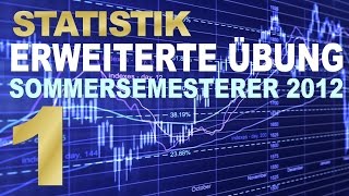 StatistikÜbung erweiterter Kurs  1 Video [upl. by Odlabu]