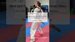 2024 QLD ChitoRyu Karate State Titles [upl. by Naujud]