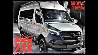 Airstream Interstate 24X  SnowIce Review Real world driving review [upl. by Earas]