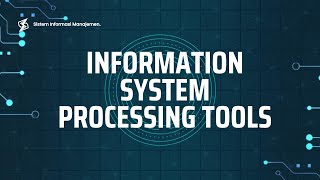 INFORMATION SYSTEM PROCESSING TOOLS [upl. by Lucrece760]