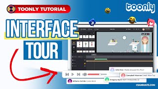 How to use the Toonly Interface  Creating Your First Animated Explainer Video  Toonly Tutorials [upl. by Aicemaj]