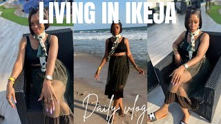 Living In Ikeja  Skincare Routine  Paradise Beach Hangout  Ferries Wheel Ride  2024 Vlogs [upl. by Laenahtan665]