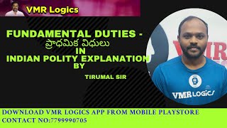 Fundamental Duties in Indian Polity Explanation By Tirumal sir [upl. by Lauree933]