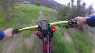 2014 Santa Cruz V10 w 1000w Bafang MidDrive Ripping w King Clemens C6 [upl. by Euphemiah]