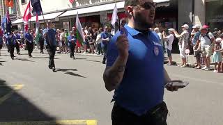 Basel Tattoo Streetparade 16072022 [upl. by Cohberg915]