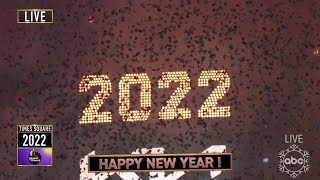 The 2022 New Years Countdown from New York City [upl. by Heady]