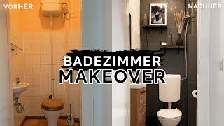 DIY BAD MAKEOVER  altes Badezimmer neu Streichen  komplettes Bad renovieren  Kleinstadtcoco [upl. by Mcnair]