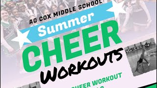 AGC Cheer Workout Session 2 Promo [upl. by Ocirrej]