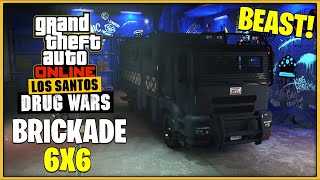 NEW BRICKADE 6X6 GUIDE  Armor UPGRADES Speed amp MORE  GTA Online Los Santos Drug Wars [upl. by Rednirah]