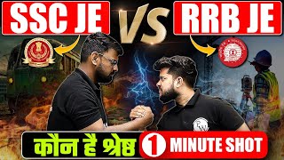 RRB JE vs SSC JE  Job Profile  Salary  Promotion  Posting  Complete Analysis [upl. by Aneahs]