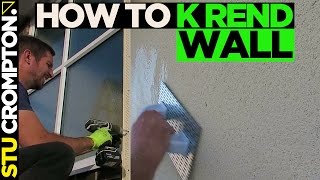 How to k rend board with top coat and scratch finish [upl. by Ellennej]