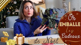 ON EMBALLE LES CADEAUX DE NOEL 🎄  Concours  idées cadeaux et techniques demballage [upl. by Savage]