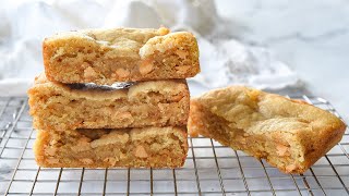 Butterscotch Blondies Recipe  Small Batch [upl. by Gad]