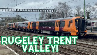 Trains at Rugeley Trent Valley 020324 [upl. by Guenevere]