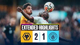 EXTENDED HIGHLIGHTS  Wolves 21 Man City  Stunning Alvarez free kick [upl. by Mavra]