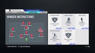 41212 Wide Custom Tactics amp Player Instructions FIFA 20 [upl. by Asselem]