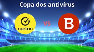 Norton VS Bitdefender  Proteção em tempo real com 1000 vírus [upl. by Attenal]