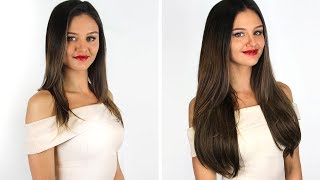 Hair Extensions Before amp After — Hair Transformations with Extensions [upl. by Ioyal]