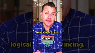 Cogent  Meaning Pronunciation Synonyms and an Example Sentence English Word of the Day [upl. by Eignat]