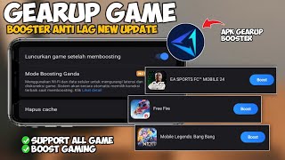 Gearup Game Booster Anti Lag🔥 Game Booster Untuk Mengatasi Lag Saat bermain Game Berat [upl. by Anitsrhc]