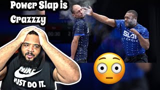 CHISELED ADONIS  Power Slap Is CRAZY  REACTION  TRY NOT TO LAUGH [upl. by Eittap]