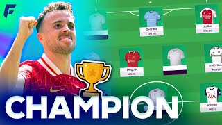 FINAL FPL TEAMS from FOUR Champions 🏆 [upl. by Oilasor]