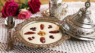 quotTalbinaquot – gesunder süßer Gerstenbrei  talbina recipe  barley porridge [upl. by Inamik768]