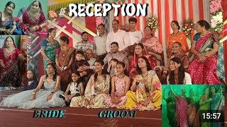 Reception  marriage life  wedding pahadibandha07 [upl. by Aihseya]