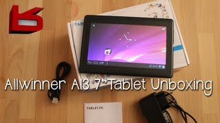 Allwinner A13 Q88 7quot Android Tablet  Unboxing [upl. by Frank148]