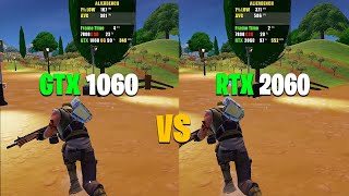 GTX 1060 vs RTX 2060  Fortnite Performance Mode  Chapter 5 Season 2 [upl. by Stegman799]