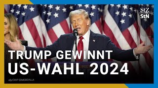 USA Donald Trump ist Sieger der Wahl und erneut Präsident [upl. by Tristam]