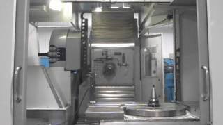 HAAS EC1600 CNC HMCwmv [upl. by Sankey]