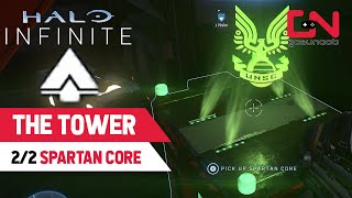 The Tower SPARTAN CORE Locations Halo Infinite [upl. by Fawna]