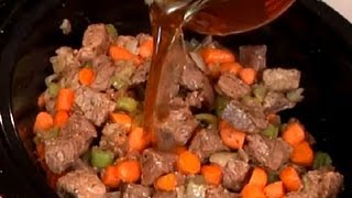 Slow Cooker Beef Stew With Baby Carrots Recipe  Beef Stew Recipes amp More [upl. by Caine]