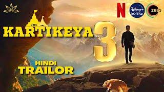 Kartikeya 3 Hindi Trailer  Actor Nikhil Allu Arjun Ram Akkineni Anupam Kher  Chandoo Mondeti [upl. by Allianora86]