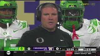 Football Pac12 Championship  UW vs Oregon 120123 [upl. by Rot934]