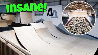 Riding The Worlds Biggest Indoor Skatepark [upl. by Killigrew584]