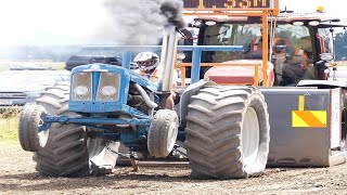 Antique Tractor Pulling  Modified Fordson Major in Edendale [upl. by Ennyletak253]