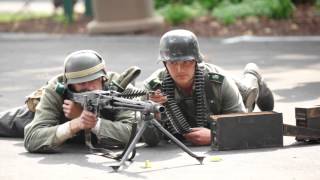 WW2 German MG42 Machine Gun Demonstration [upl. by Hurlbut861]