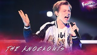 The Knockouts Josh Richards sings One Last Time  The Voice Australia 2018 [upl. by Bronder]