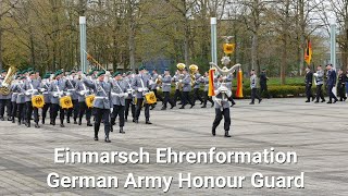 Einmarsch Ehrenformation  OrgBereich CIR  Musikkorps der Bundeswehr  Königgrätzer Marsch [upl. by Nilved832]