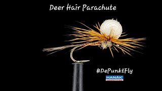 Tying a Deer Hair Parachute  Tied by Matthias Dibiasi  DePunkt Fly [upl. by Iover]