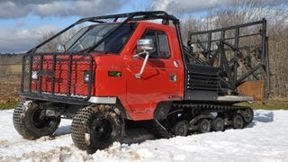 1987 ASV Track Truck 2500 Series  Demonstration and closeup footage for ebay [upl. by Ecyarg]