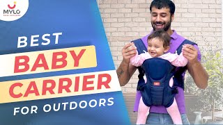 Best Way To Carry Baby Outside Baby Carrier  Baby Carrier To Easily Carry Newborn  Mylo Family [upl. by Bertolde]