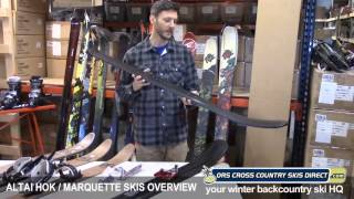 Altai Hok Marquette SkiSnowshoe Hybrids Review amp Comparison  ORS Cross Country Skis Direct [upl. by Madian837]