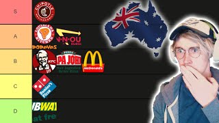 Aussie Guy Ranks USA Fast Food  FAST FOOD TIER LIST [upl. by Nordna]