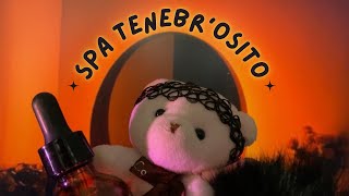 ASMR SPA 🧡TENEBRosito🎃🧸Masaje y cuidado tratamiento facial mascarilla susurros relajante para dormir [upl. by Gery898]