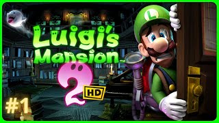 Luigi mansion 2  Dark moon 1  Courage Luigi [upl. by Dihsar235]